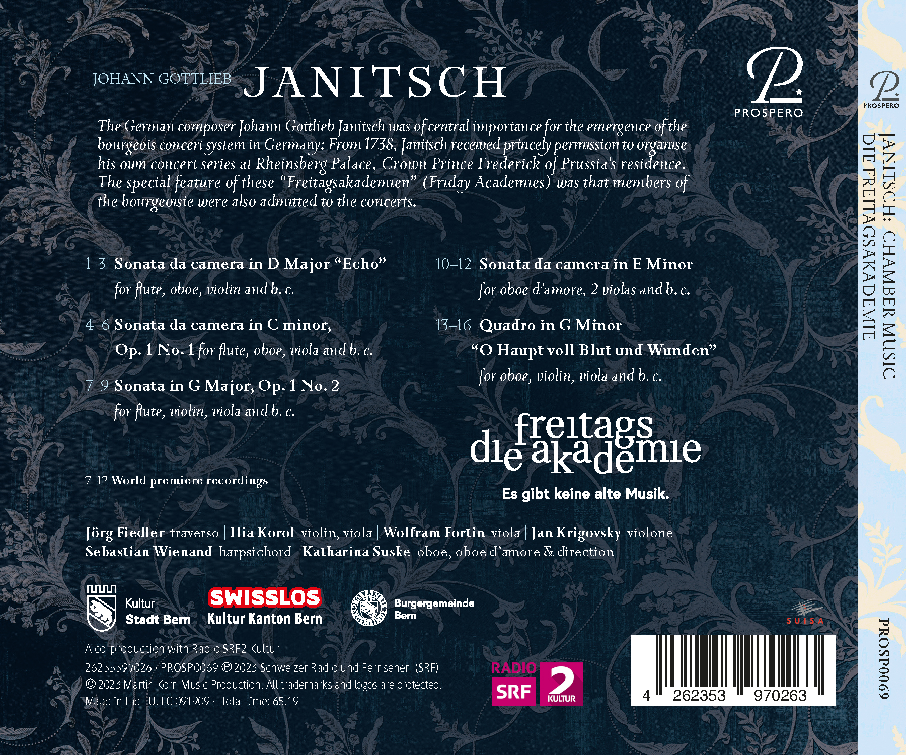 Freitagsakademie/Janitsch - Back Cover