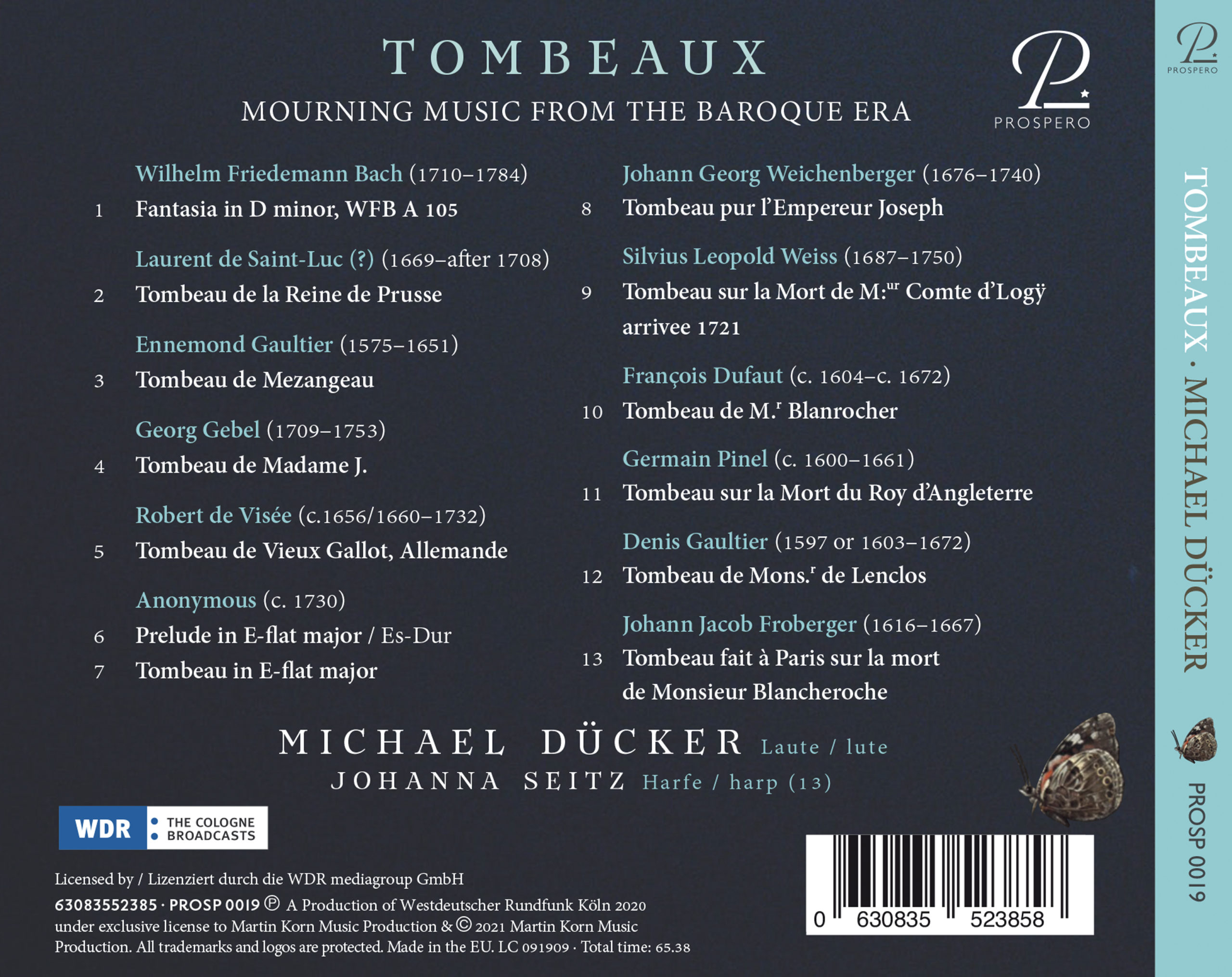 Tombeaux - Digibook Back